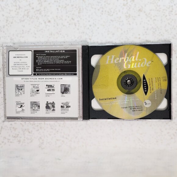 Easy Gardening & Herbal Guide 2 Disc Vintage PC Software Set - Picture 3 of 4
